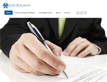 Tablet Screenshot of jonroland.net